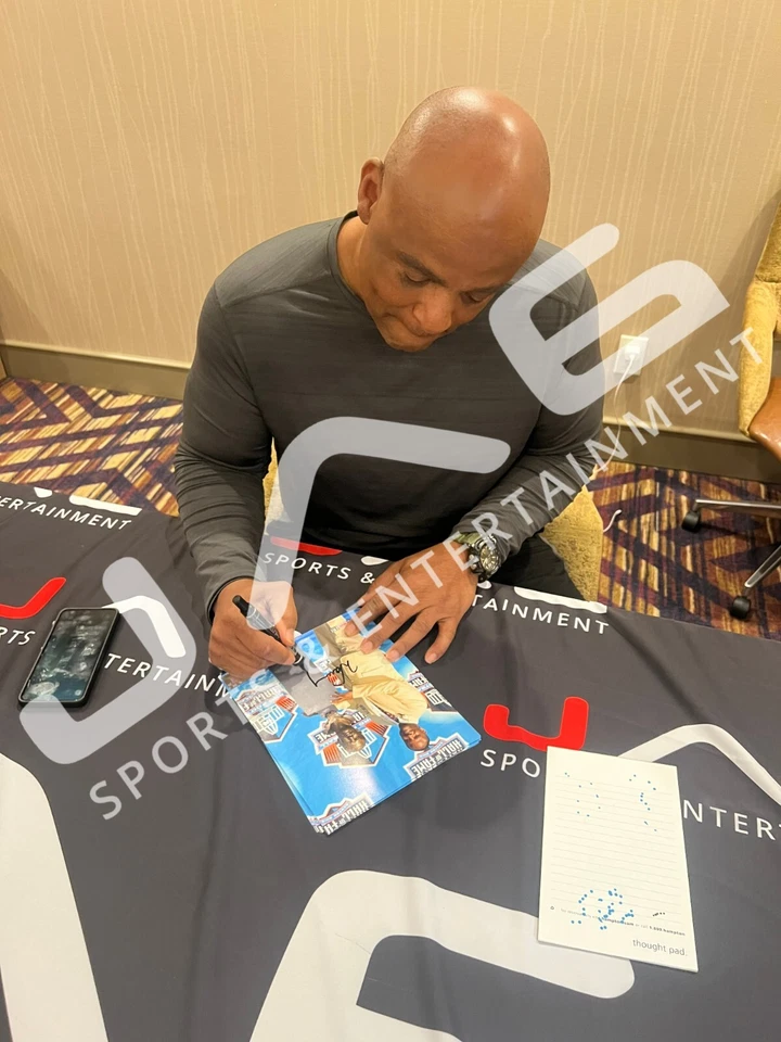 Warren Moon autographed signed inscribed 8x10 photo NFL Houston Oilers JSA COA - Image 2 of 2