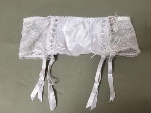 Frederick's of Hollywood Branco Cintas-Ligas para mulheres