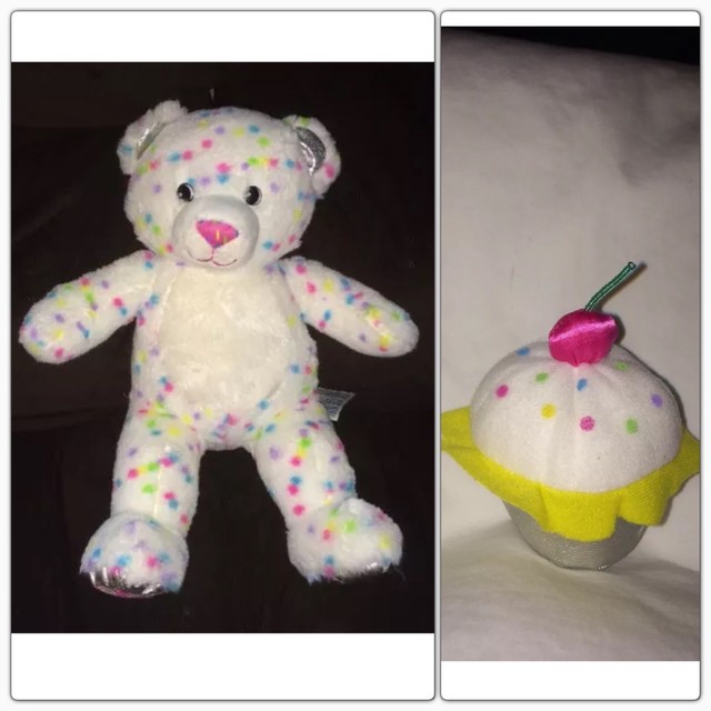 Build a Bear Bake Shop Series Confetti Sprinkles Cupcake Sweet Treats