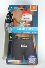 M Hanes Premium Comfort Regular Length Men's Tagless Boxer Briefs - New in Box