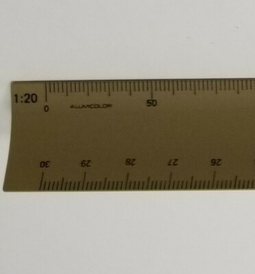 Alumcolor Architect Engineers Triangular Square Code 3430 Ratios 1:125 to 1:20