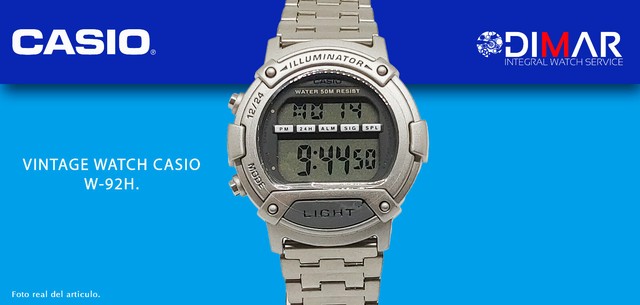 Vintage Casio W-92H-G NOS Module 1817 Illuminator for sale online | eBay