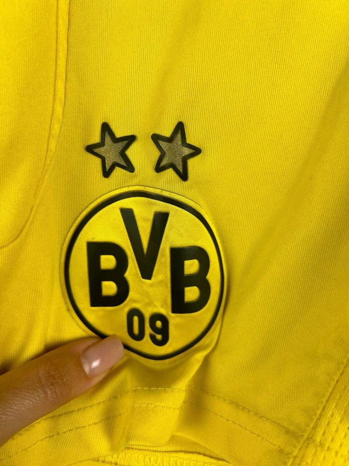 Pantalones cortos de fútbol americano local Borussia Dortmund BVB amarillo Puma joven M ig93 Foto 3 de 4