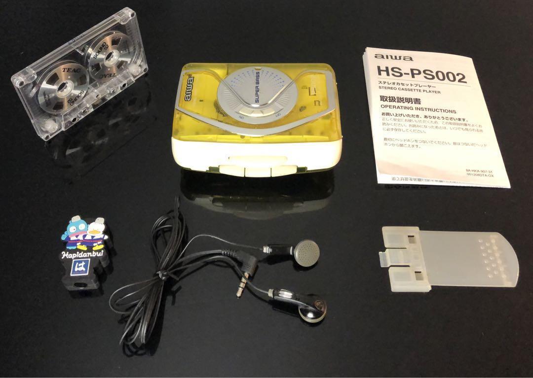カセットウォークマン AIWA PS002 黄色 「整備済み、完動超美品」 s-l1200.jpg
