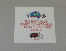 TOYOTA LITEACE ..� Original Vintage 1980,s WORLD ON ICE  promo sticker