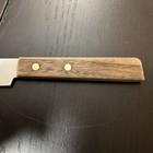 Cut-N-Clean Slicer Knife Stainless 6” Double Sided Fork Tip Japan W/Bottle Opner — photo 2