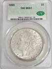 1899 MS61 Morgan Silver Dollar CACG