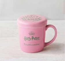 Harry Potter HARRY 11th Birthday pink Mug Tully's Coffee Limited  Japan new