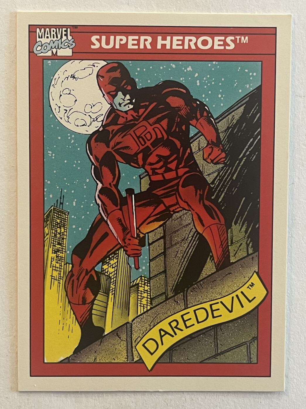 Marvel Universe Series 1 Super Heroes Daredevil Impel 1990 #4