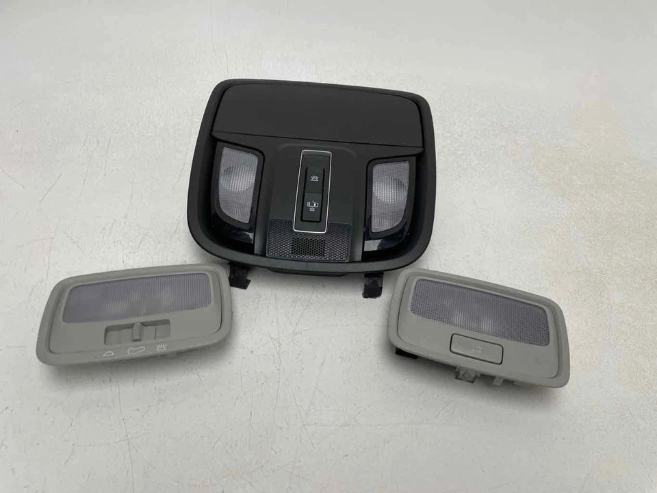 Front Roof Overhead Console w Dome Lights Set of 3 Fits 2016 - 2020 KIA SORENTO - Image 3 of 4