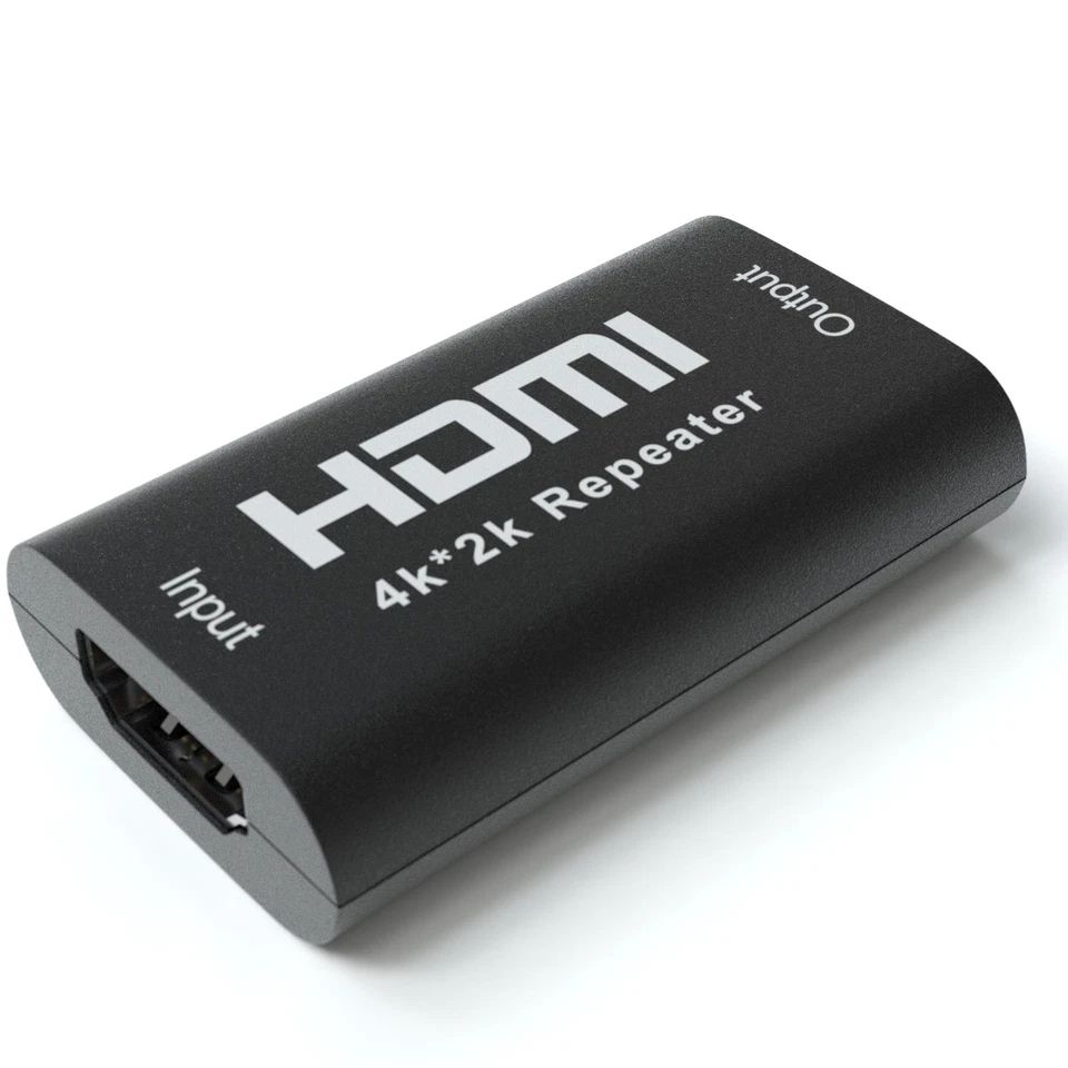 4K HDMI Repeater Signal Verstärker UHD 2160P 3D 1080P Kunststoff bis zu max 40m - Bild 2 von 4