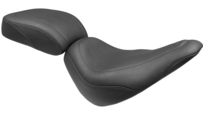 Mustang Wide Tripper Solo Black Vintage Harley Seat 18-23 Softail Slim FLSL