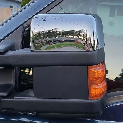 Top Half Mirror Covers Towing Cap Assembly For Ford F250 F350 F450 F550 2008-16