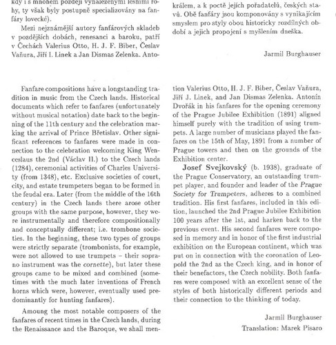 Fanfarrias para exposiciones jubilares - Dvorak / Svejkovsky - Trompetas Trombones Timp - Imagen 4 de 9