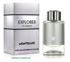 MONT BLANC EXPLORER PLATINUM EDP 0.15 OZ / 4.5 ML FOR MEN SPLASH MINI NIB