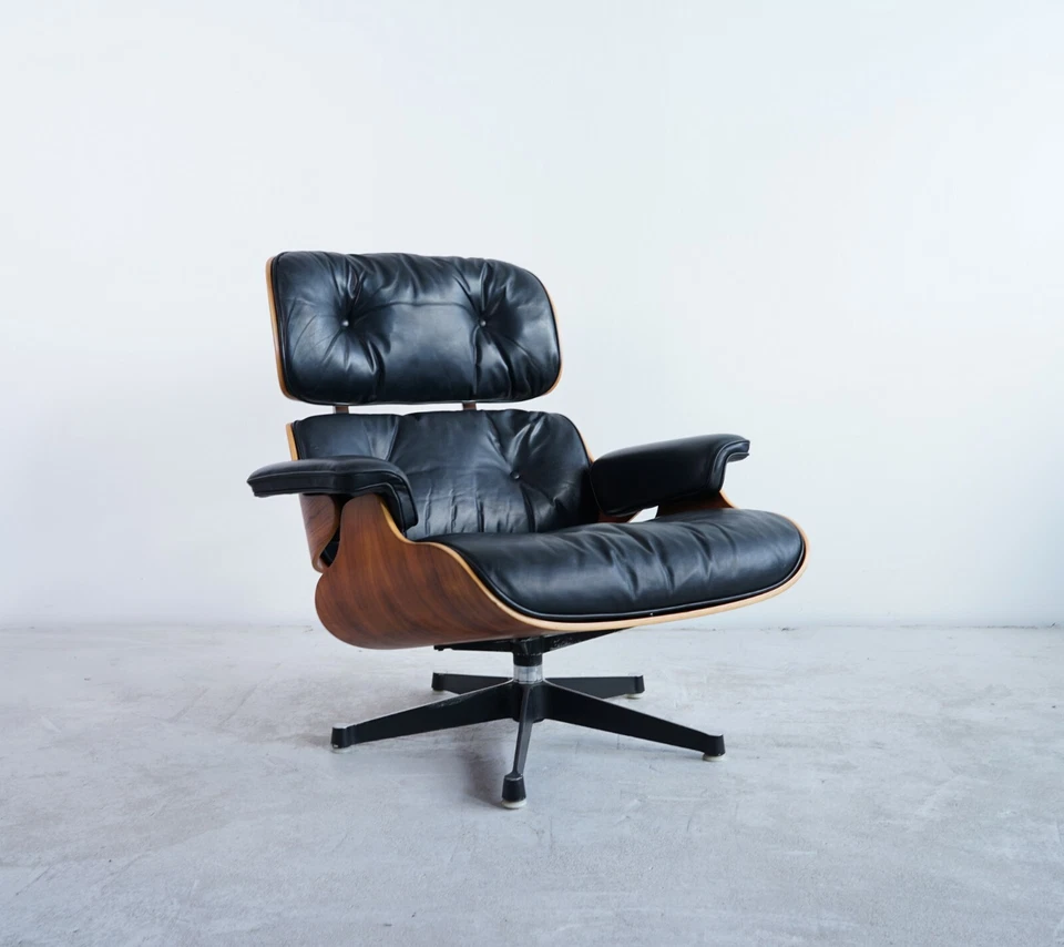 * Contura Herman Miller Vitra Ray & Charles Eames Lounge Chair Palisander TOP *