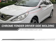 For 2011-2014 Hyundai Sonata Fender Garnish Chrome Molding Trim Left Driver Side