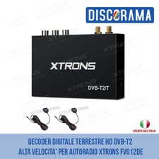 DECODER DIGITALE TERRESTRE HD DVB-T2 ALTA VELOCITA' PER AUTORADIO XTRONS FV012DE