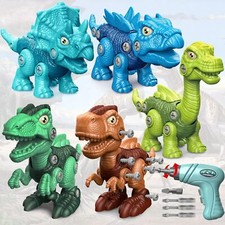 Take Apart Dinosaur Toys for Kids 3 5 - Building Dino Toys Set w/ Electric Drill