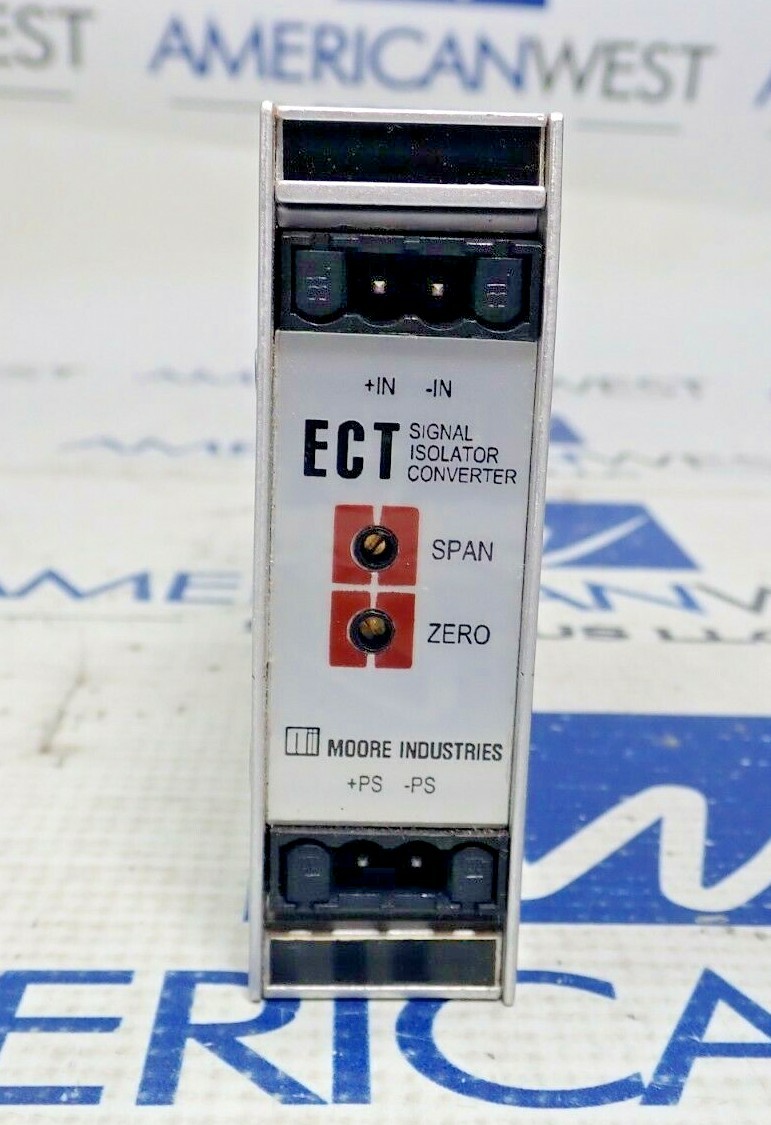 MOORE INDUSTRIES ECT/4-20MA/4-20MA/12-42DC SIGNAL ISOLATOR
