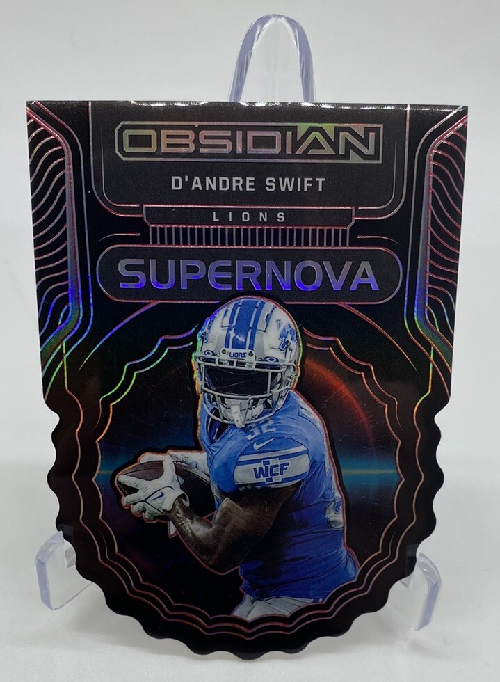 D'Andre Swift - 2022 Obsidian - Supernova - Electric Red Etch 04