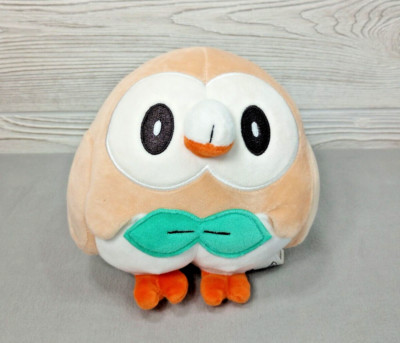 Pokemon Rowlet Plush 6'' Owl Avian Stuffed Animal Wicked Cool Toys 2018 Nintendo