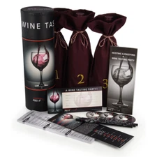 Urban Trend Wine Tasting Kit Home Christmas Party Invitations Bags New Sealed 