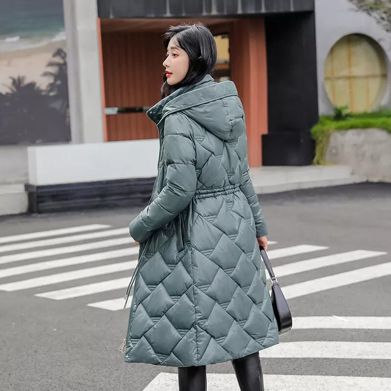 Womens slim puffer best sale jacket