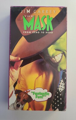 VHS Rare First Release Of The Mask Smokin Good Shape New Line Home Video