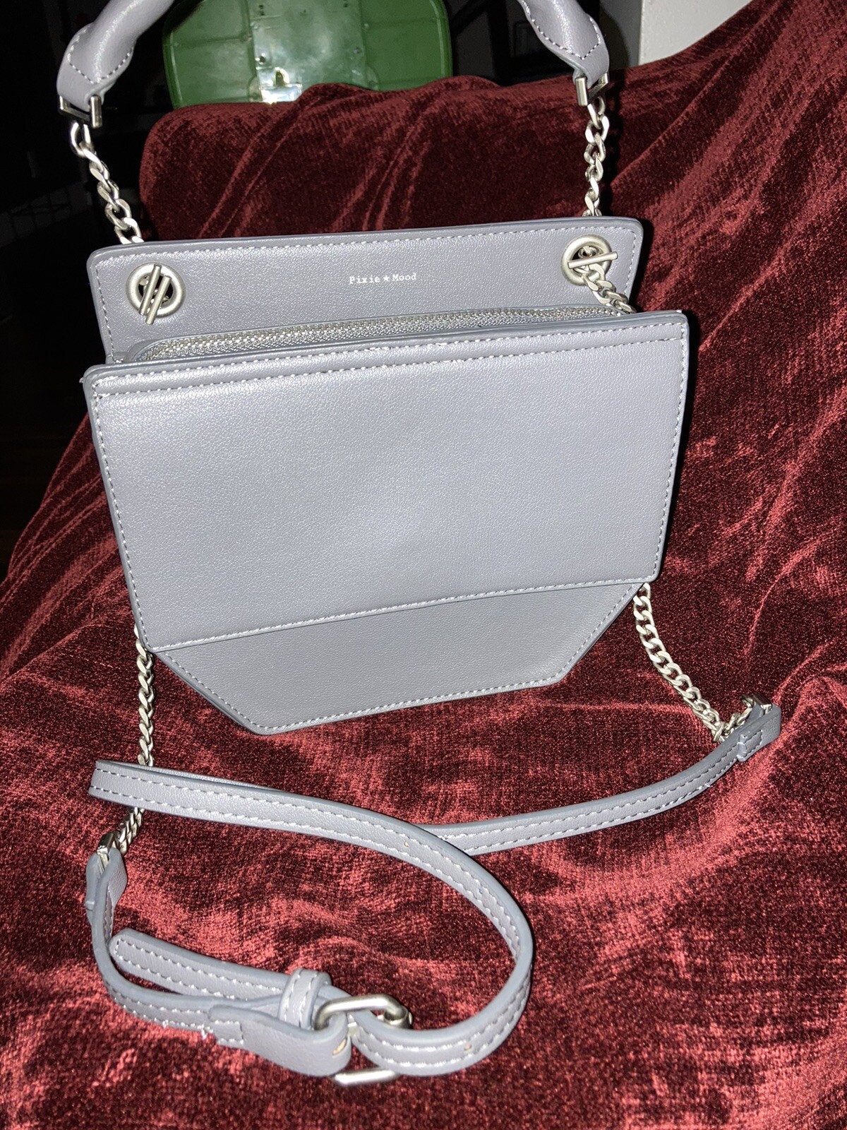 Pixie Mood Gem Crossbody Convertible Bag-Grey- So… - image 9