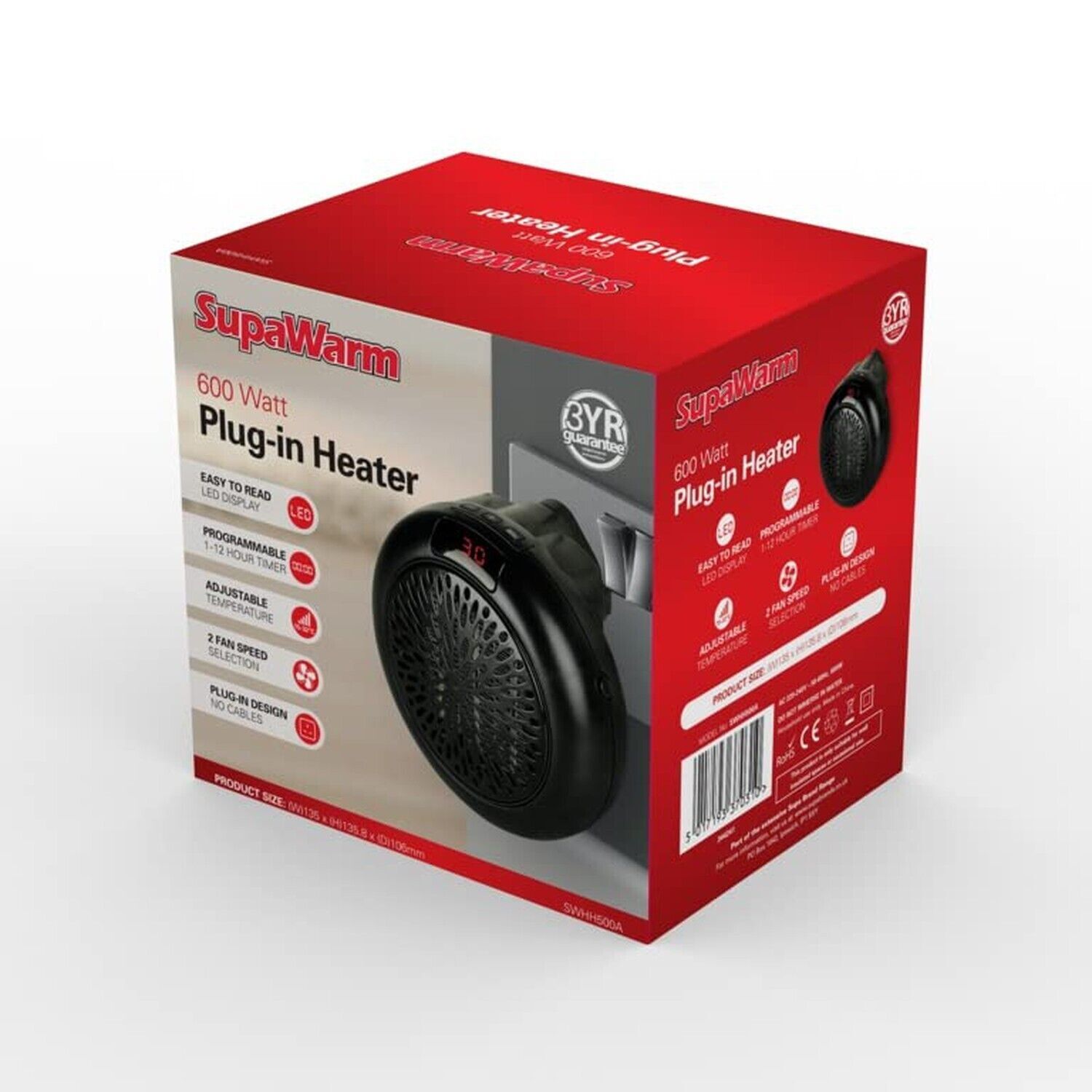 SupaWarm SWHH500 500W Space Heater for sale online eBay