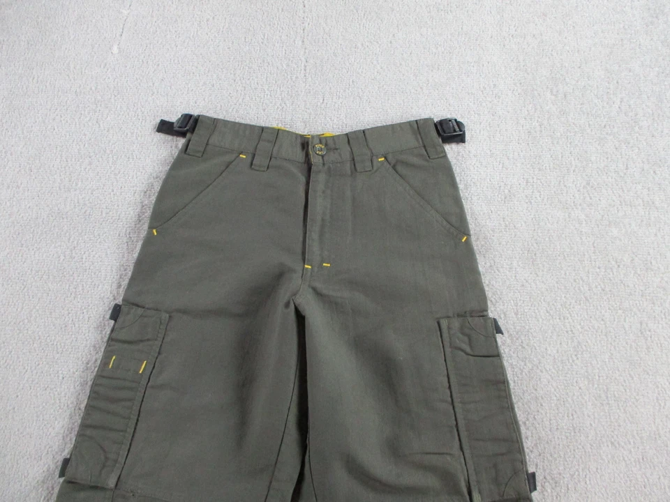 Pantalones DE COLECCIÓN Lee Pipes Niños 8 Verdes Sueltos Carga Utilidad Sueltos Patinador Grunge Y2K Foto 2 de 4