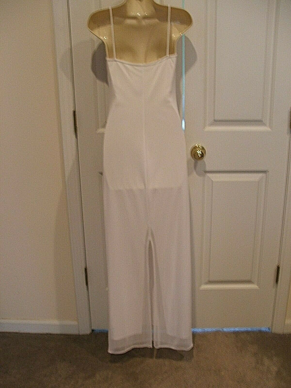 New 229 Heartbeat Elegant Ice White Wedding Formal Ocassion Long Gown