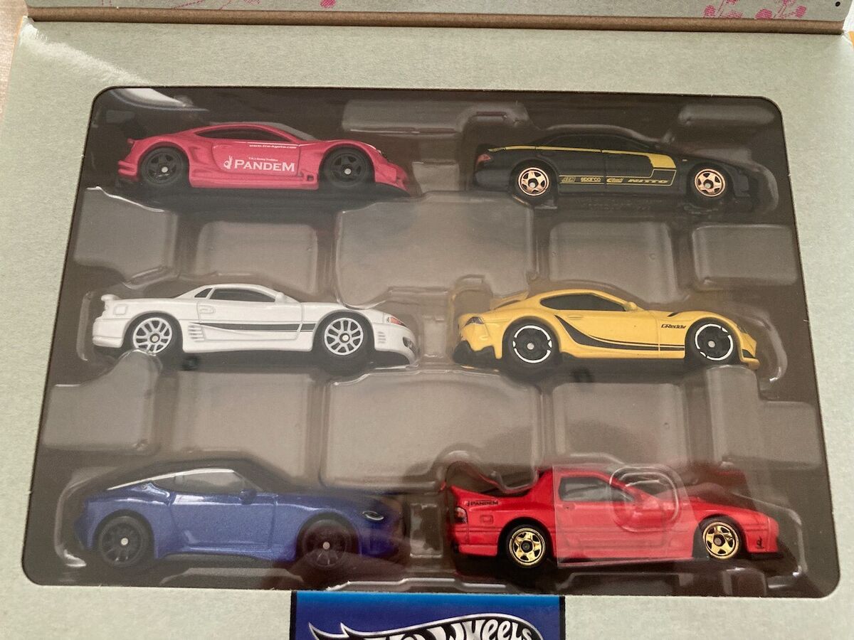 Hot Wheels - 2024 JDM Japanese 6 Car Pack Box Set - Pandem Hot Wheels - 2024 JDM Japanese 6 Car Pack Box Set - Pandem