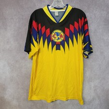 Vintage 90s  Club America Futbol Soccer Jersey Men's L Mexico