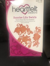 Heartfelt Creations Sunrise lily Swirls Die Cut