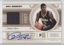 2010-11 Playoff National Treasures 77/99 Roy Hibbert #37 Auto 3c7