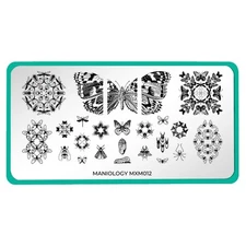 MXM012 Butterfly And Insect Maniology ManixMe Limited Nail Stamping Plate