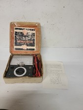 VTG Monarch MT-500 Volt OHM Meter w leather case/leads/manual ELECTRONIC TESTER