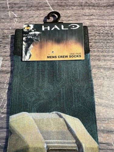 MICROSOFT XBOX HALO MASTER CHIEF CREW SOCKS Size 6-12 Men’s - Picture 4 of 8