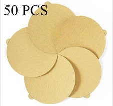 SATC 60 Grit 6" PSA Stickyback DA Sandpaper Sanding Discs 50 PCS 150mm For Wood