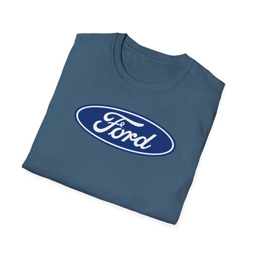 Retro Car Logo Tee, Ford Blue Oval Shirt, Vintage Auto Racing Top, Unisex - Picture 53 of 65