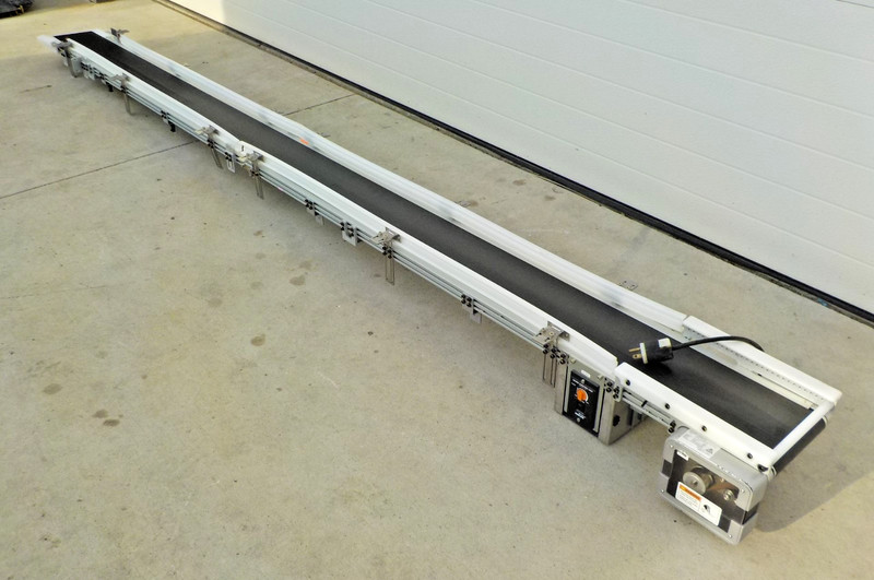 Misumi SVKB-150-3000-25-TA115-SCM-5-D-B Low Profile 6" Belt Conveyor 10'L, 115V