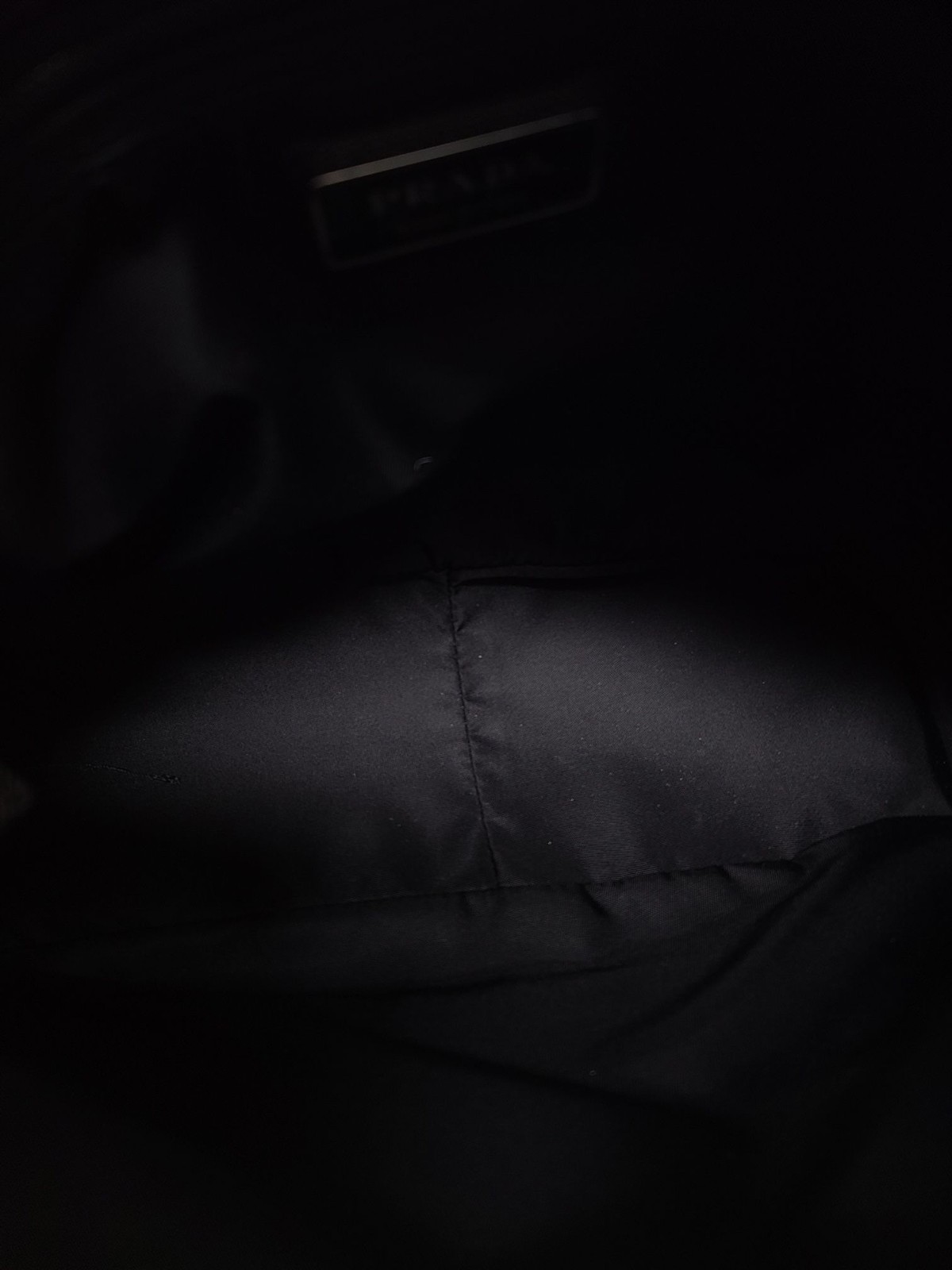 Prada Black Medium Nylon Saffiano Leather Shoulder Bag 150442353 thumbnail 4