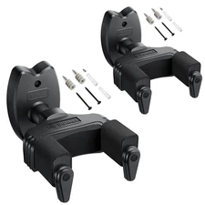 Donner Guitar Wall Mount 2 Pack Automatic Lock Space Saving Guitar Hanger