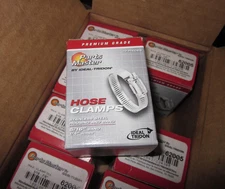 100 ~ SS HOSE CLAMPS 5/16" Band 7/8" Diameter (1/4" screw) ~ Ideal-Tridon 62005