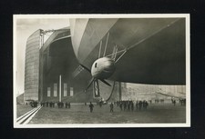 ZEPPELIN LUFTSCHIFFBAU-POSTKARTE LZ129 HINDENBURG AUSFAHRT HALLE (974073)