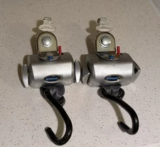 Q'STRAINT WHEELCHAIR RETRACTOR TIE DOWN STRAPS.   PAIR