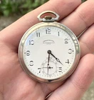 CH.F &Fils Tissot Chronometre Locle  Adoc Vintage Pocket Watch 1925-1926 Works!