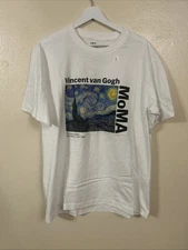 Uniqlo UT x MOMA Van Gogh Starry Night Shirt Size Large